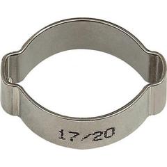 Schlauchklemme 2-Ohr VA 1.4301 (W4) Spannber.11-13mm 50St./Beutel RIEGLER