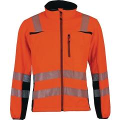 Warnschutz-Softshelljacke Prevent® Trendline Gr.XXL orange/schwarz