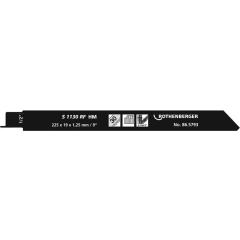 Säbelsägeblatt S 1130 RF L.225mm B.20mm 5 St./Karte ROTHENBERGER