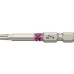 Bit 867 TORX® HF 1/4 Zoll TX 20 | Länge 50 mm | m.Farbleitsystem WERA