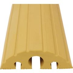 Schlauch- u.Kabelbrücke L1200xB210xH65mm Vollgummi gelb