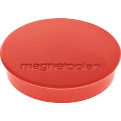 Magnet Basic D.30mm rot MAGNETOPLAN | 10 Stück