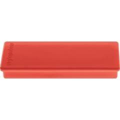 Rechteckmagnet B55xT22xS8mm rot MAGNETOPLAN | 10 Stück