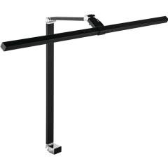 Schreibtischleuchte Alu/KU schwarz H.720mm m.Tischklemme m.LED