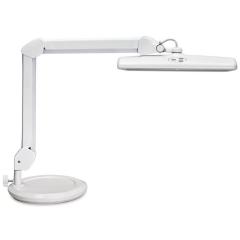 Schreibtischleuchte Metall/Kunststoff weiß H.460mm Standfuß LED MAUL
