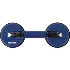 Saugheber Trgf.80kg Kopf-D.118mm 2 Köpfe ABS Ku.TECWERK