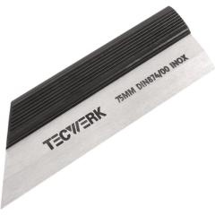 Haarlineal DIN 874/00 L.100mm Spezialstahl Q.23x5mm TECWERK