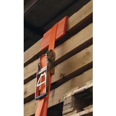 Zurrgurt DIN EN 12195-2 L.6m B.50mm Getriebezugratsche+Spitzh.