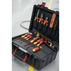Werkzeugsortiment Basic Set L electric 45530 17-tlg.im Schutzkoffer WIHA