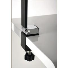 Schreibtischleuchte Alu/KU schwarz H.720mm m.Tischklemme m.LED