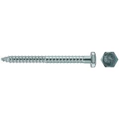 fischer Sicherheitsschraube 7 x 67, Sechskantkopf, Stahl galvanisch verzinkt - 200 Stück