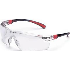Schutzbrille 506 UP EN 166,EN 170 Bügel schwarz/rot PC UNIVET