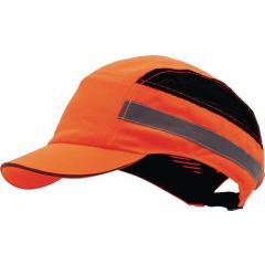 Anstoßkappe PLUS Base-Cap 52-65cm neonorange Schirmlänge 5cm EN 812:2012 PRO FIT
