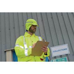 Anstoßkappe First Base™ 3 Winter Hi-Vis 52-65cm signalgelb wasserfest