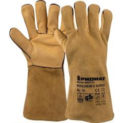 Schweißerhandschuhe Mühlheim II Super Gr.9 gelb EN 388/407/12477 6PA TW | 6 Stück
