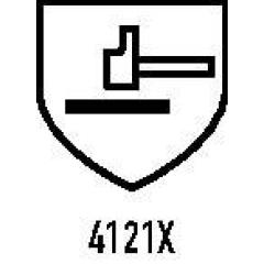 Chemiehandschuh Pirat Gr.10 rotbraun EN 388,EN 374 PSA III ASATEX | 12 Stück
