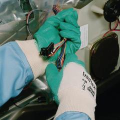 Handschuhe ActivArmr® 47-200 Gr.9 grün Interlock-Baumwolle m.Nitril | 12 Stück