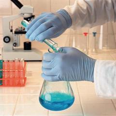 Einw.-Handsch.TouchNTuff® 92-670 Gr.9,5-10 hellblau Nitril 100 St./Box