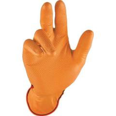 Einw.-Handsch.Grip Orange Gr.9 orange Nitril 50 St./Box