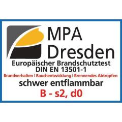 Spritzerschutzdecke JT 650 G1 E-Glasgew.m.einseit.Alufixbesch. L2000xB2000ca.mm