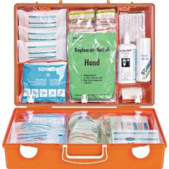 Erste Hilfe Koffer Beruf SPEZIAL Holzbearbeitung B400xH300xT150ca.mm orange