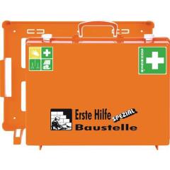 Erste Hilfe Koffer Beruf SPEZIAL Baustelle B400xH300xT150ca.mm orange