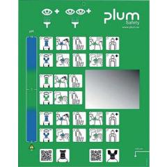 Augennotfallstation 1x200 ml pH Neutral,1x0,5l Augenspül. PLUM