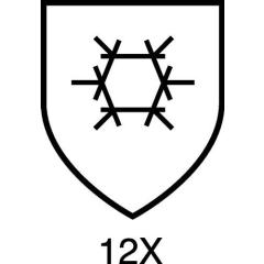 Kälteschutzhandschuh Winter Comfort 3302 Gr.8 schwarz EN 388 ,EN420,EN511 PSA II | 12 Stück