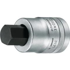 Steckschlüsseleinsatz IN 21 1 Zoll Innen-6-kant SW 19mm L.90mm GEDORE