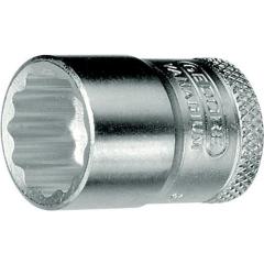 Steckschlüsseleinsatz D 30 3/8 Zoll 12-kant SW 19mm L.30mm GEDORE