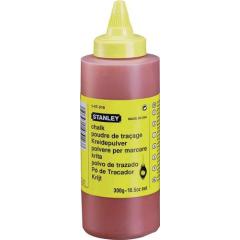 Schlagschnurkreide 115g rot wasserfest,schwer löslich Ku.-Flasche STANLEY | 12 Stück