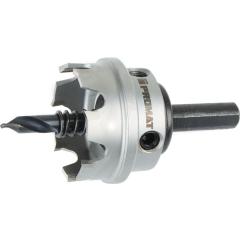 Lochsäge D.20mm Schnitt-T.4mm HM-bestückt m.Bohrer u.Feder TECWERK