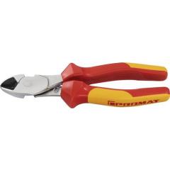 Kraftseitenschneider L.200mm verchr.VDE Mehrkomp.-Hülle TECWERK