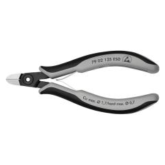 Präzisions-Elektronik-Seitenschneider L.125mm Form 4 Facette nein pol.