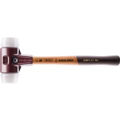 Schonhammer SIMPLEX L.405mm Kopf-D.60mm mittelh.HO Superplastik weiß HALDER