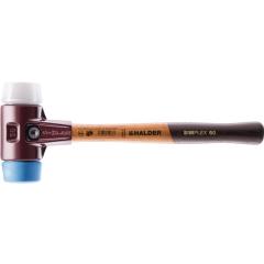 Schonhammer SIMPLEX L.405mm Kopf-D.60mm weich/mittelh.HO TPE-soft blau/Superpl.