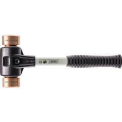 Schonhammer SIMPLEX L.330mm Kopf-D.40mm hart Fiberglas Kupfer m.Ku-Hülse