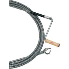 Rohrreinigungswelle L.5m Wellen-D.12mm Krallen-D.40mm doppellag.m.Stahlkuppl.
