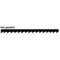 Laubsägeblatt Finis L.13cm Nr.5 (MITTEL) f.Metall HAUNSTETTER