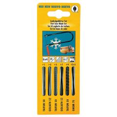 Laubsägeblättersortiment 24-tlg.f.Handsägebögen f.HO/Metall HAUNSTETTER