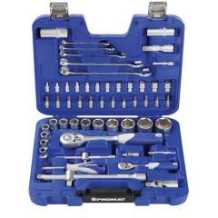 Steckschlüsselsatz 60-tlg.1/4+1/2 Zoll SW 4-32mm Z.20/36 6KT TECWERK