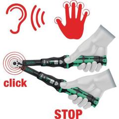 Drehmomentschlüssel Click-Torque A 6 1/4 Zoll 2,5-25 Nm WERA