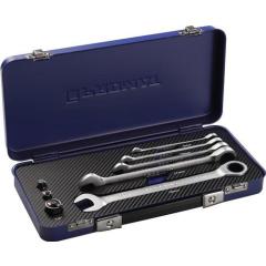 Knarrenringmaulschlüsselsatz 8-tlg.SW 8-19mm ger.TECWERK