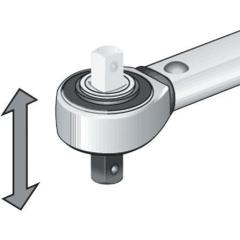 Drehmomentschlüsselset 12tlg.40-200 Nm 1/2 Zoll 9 Einsätze/Verlängerung TECWERK