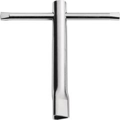 Dreikant-Steckschlüssel DIN 22417 A Gr.M5 L.100mm verz.TECWERK