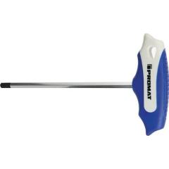 Stiftschlüssel m.Quergr.SW 4mm Klingen-L.200mm S2-Stahl TECWERK