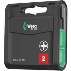 Bitgroßpackung 1/4 Zoll PZD 2 L.25mm DIN ISO 1173,Form C 6,3 20 Bits/Ku.-Box