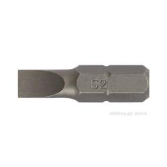 Bit f.Schlitzschrauben 6,5mm L.25mm 1/4 Zoll C6,3 Schneidenstärke 1,2mm TECWERK | 10 Stück