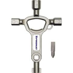 Schaltschrankschlüssel 9 Funktionen integr.Flaschenöffner TECWERK