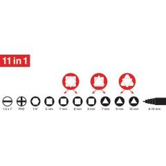 Bau-Schaltschrankschlüssel 13 Funktionen integr.Flaschenöffner TECWERK